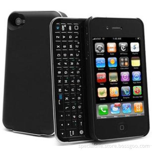 New Hotselling Wireless bluetooth slide keyboard case for iphone 4